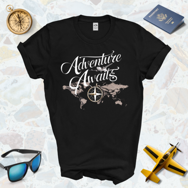 Adventure awaits tee