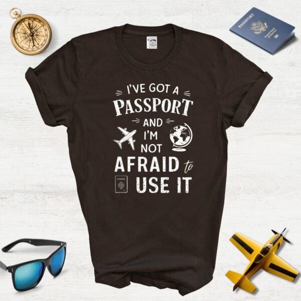 Passport Tee Chocolate